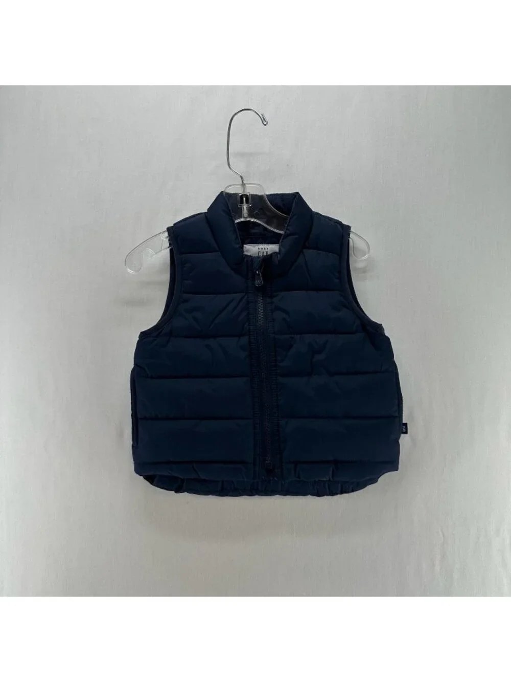 Baby Gap ColdControl Puffer Vest Boys 12-18M Water Resistant Outerwear Navy Blue
